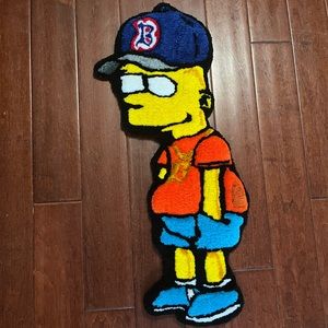 Custom Bart Simpson Rug
